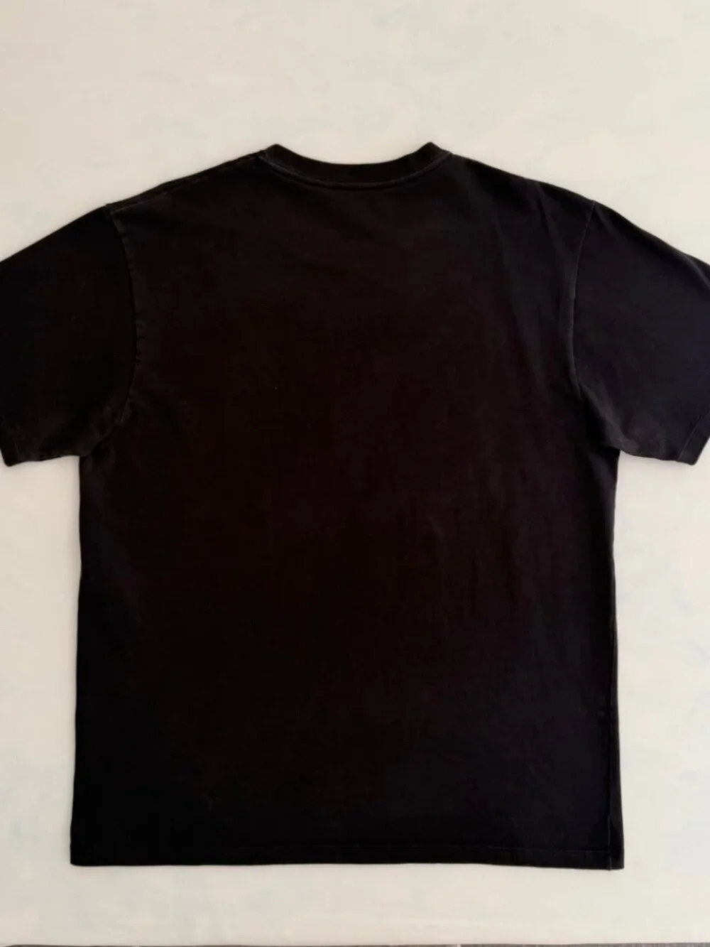 Gucci Black Cotton Blade Logo Print T-Shirt